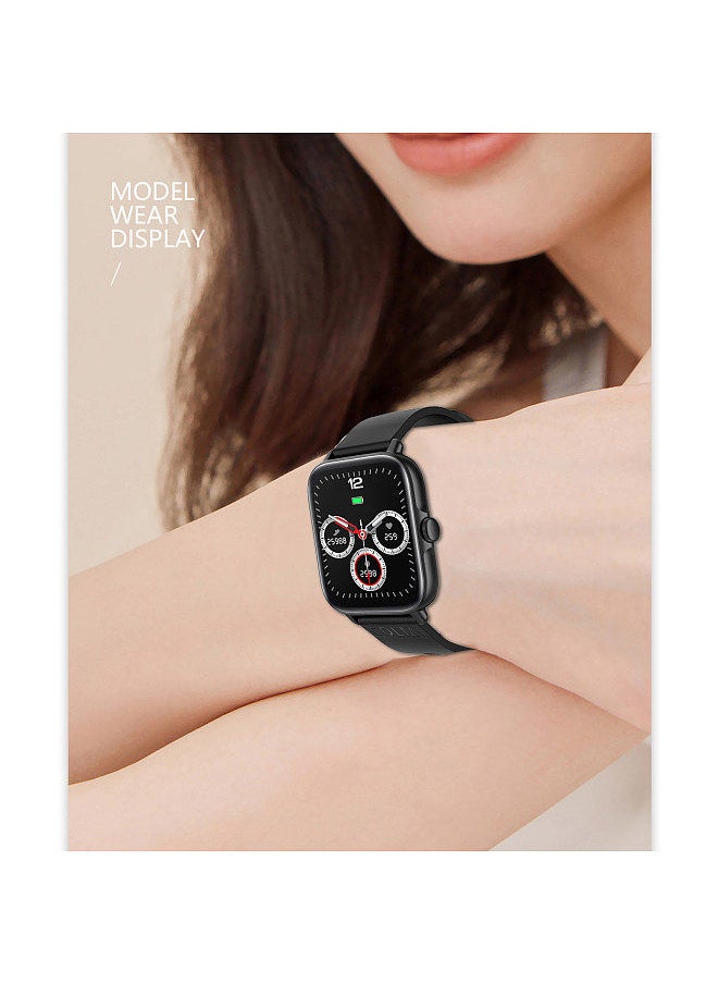 P28 Plus Smart Bracelet Sports Watch 1.69'' TFT Full-touch Screen BT Call Health Monitor Multiple Sports Mode Long Battery Life Compatible with Android iOS