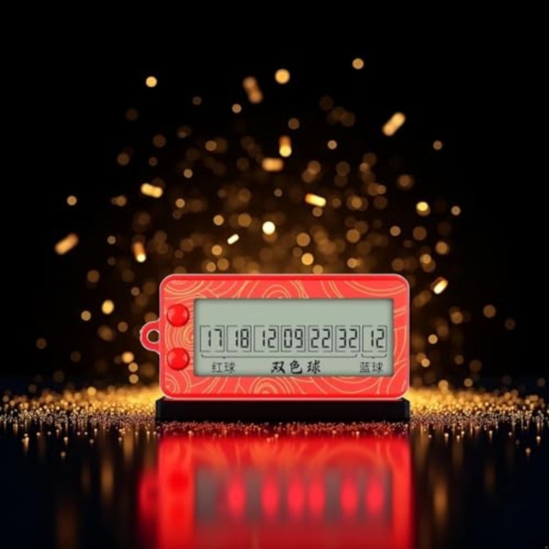Red Fortune Lottery Machine Electronic Number Selector Portable Random Number Generator Bingo Sets - Image 4