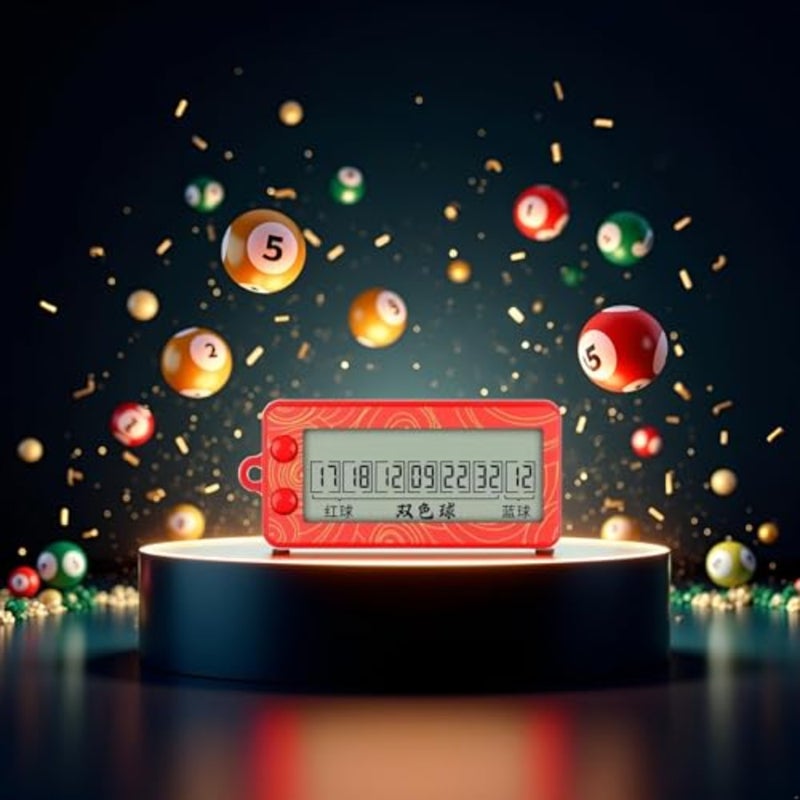 Red Fortune Lottery Machine Electronic Number Selector Portable Random Number Generator Bingo Sets - Image 5