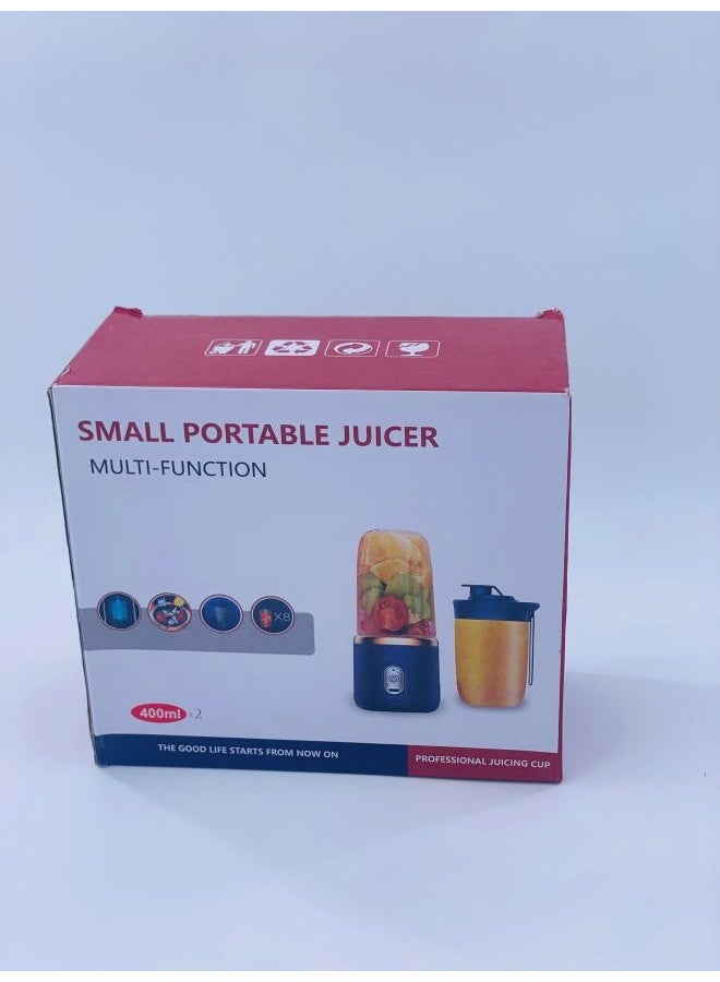 Genrics Portable Personal Electric USB Juicer，450ML Mini Blender Portable Blender For Shakes and Smoothies juice，12 Blades Great for Mixing Compact, Convenient and Versatile - Image 2