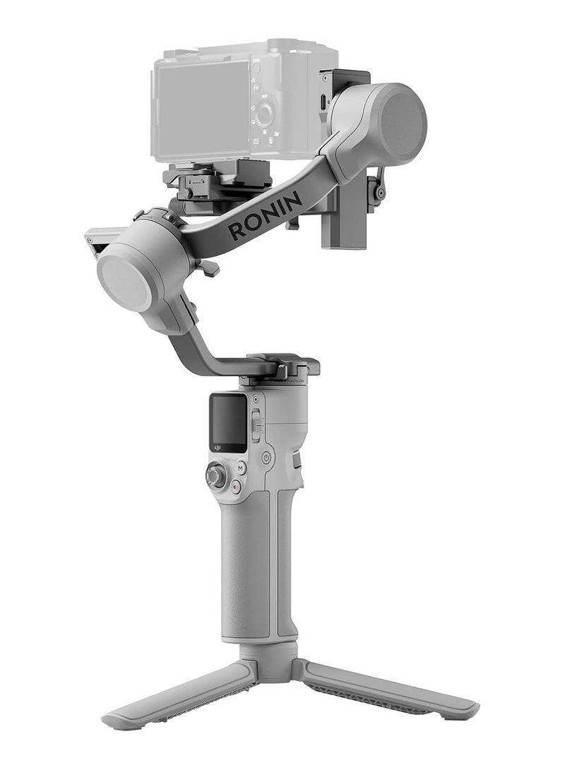 dji RS 4 Mini, Gimbal Stabilizer for Camera Canon/Sony/Panasonic/Nikon/Fujifilm, Auto Axis Locks Intelligent Tracking, Camera Gimbal, Native Vertical Shooting - Grey - Image 1