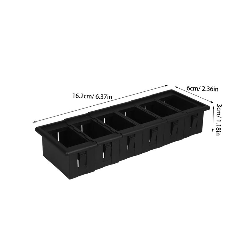 Black Rocker Switch Panel Mount Housing Fade Resistant Finish For Vehicles Boats - Image 3
