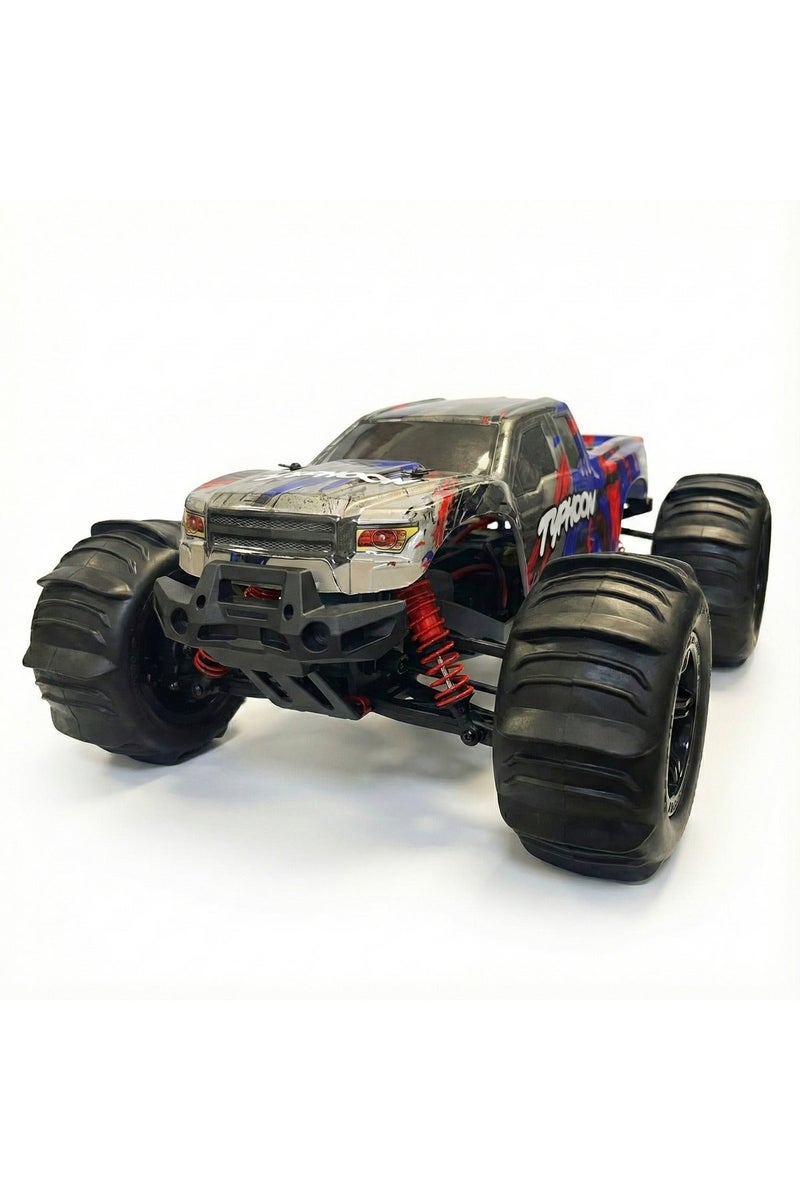 تايفون Mytoys Hobbiway Typhoon RED - High-Speed RC Off-Road Desert Racing Car 4WD MT660 1/10  – 2.4GHz Remote Control - Image 2