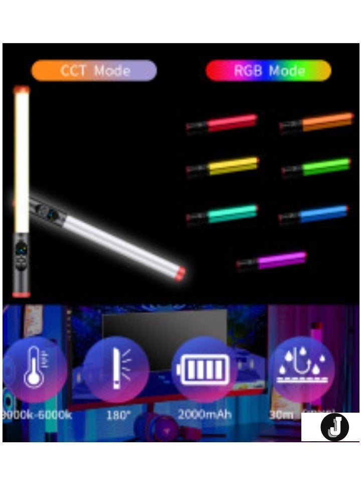 JAJEEK RGB LED Waterproof Lighting Bar with LED Display – Versatile Lighting for Filmmakers & Photographers - Image 2