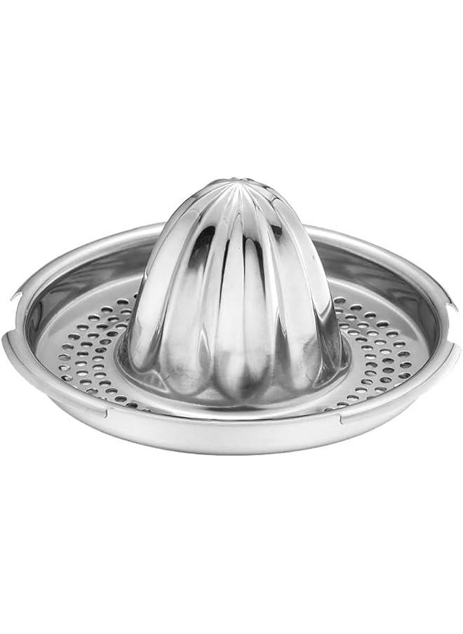 HOOKOR Citrus Lemon Orange Grapefuit Juicer Manual Squeezer 304 Stainless Steel Robust Hand Juicer Reamer Rotation Press with Strainer 2 Pour Spouts, Dishwasher Safe, Easy to Clean, Heavy Duty  - Image 3