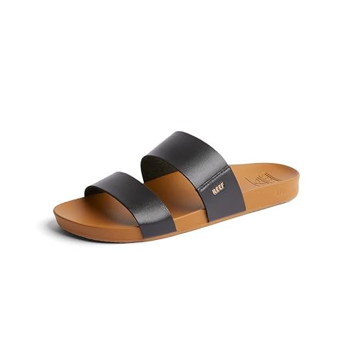 Reef Cushion Vista Women's Sandals Black/natural - 7 Medium - Image 1