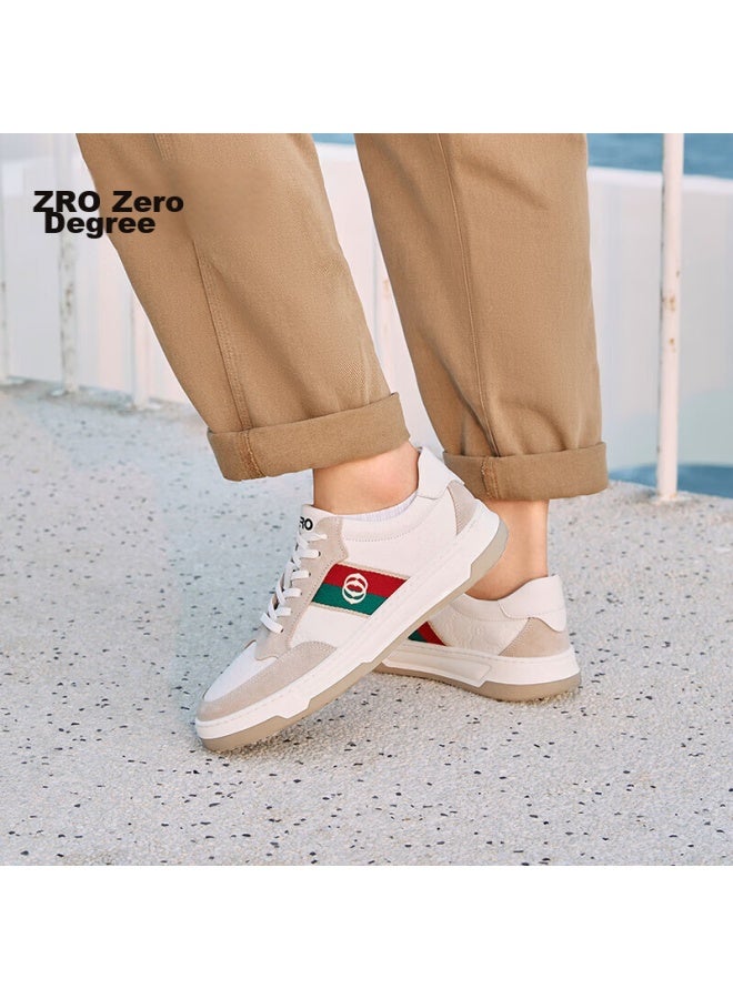 Zero Lingdu Zero Men's Shoes, Comfortable, Stylish, Versatile, Casual Sneakers, Outdoor Trendy Skateboard Shoes, White Sneakers For Men, White And Gray, Size 42 - Image 4