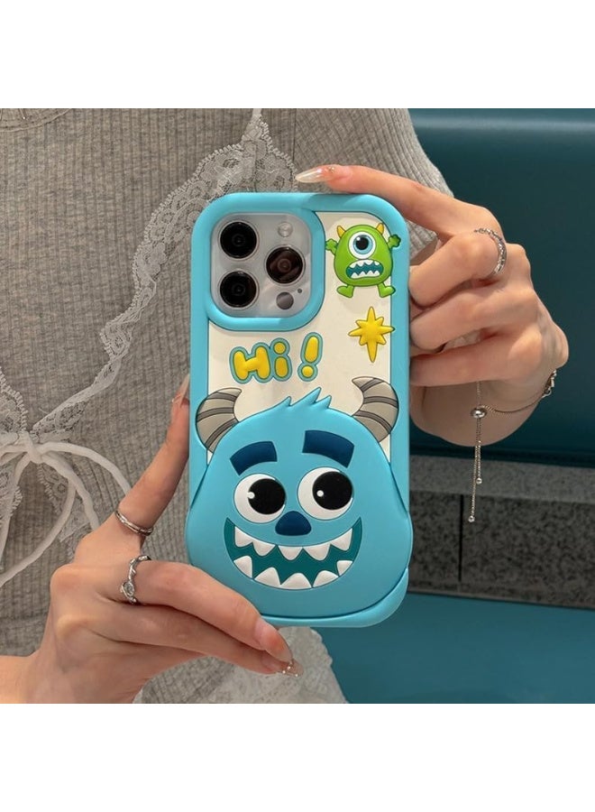 3D Cartoon Phone Case for iPhone 12 Pro Max, 13 Pro Max, All-Round Protection, Anti-Slip Design - Image 2