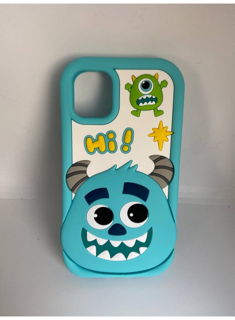 3D Cartoon Phone Case for iPhone 12 Pro Max, 13 Pro Max, All-Round Protection, Anti-Slip Design - Image 5