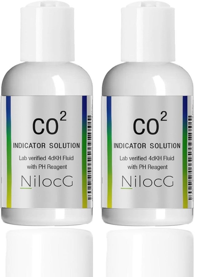 NilocG Aquatics Co2 Drop Checker Solution 4dKH/Ph Reagent for The Most Accurate Monitoring of Your Planted Tank Co2 Levels - 2X 4dkh Fluid Bottles - Image 2