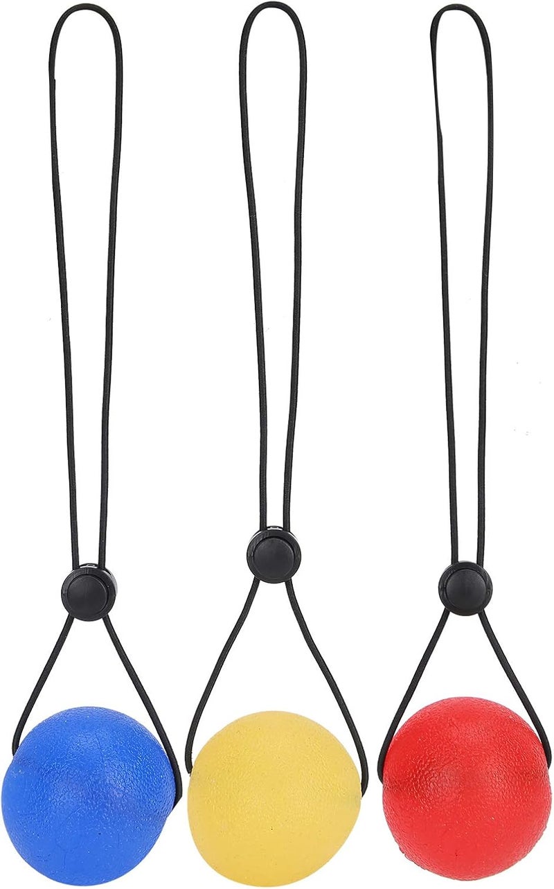 klarako Grip Ball,  3pcs Stress Relieve Grip Ball Hand Wrist Rehabilitation Strength Training Massage Ball Wrist Exercise Ball Bundle for Hand Mobility & Restoration - Image 1