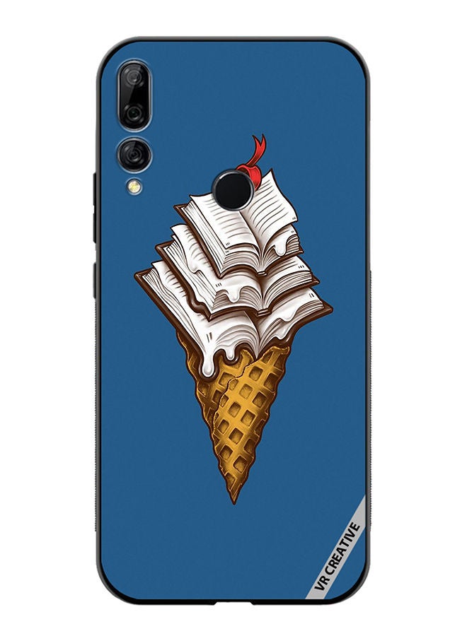 VR CREATIVE Protective Case Cover For Huawei Y9 Prime 2019 Book Icecream Design Multicolour - Image 1