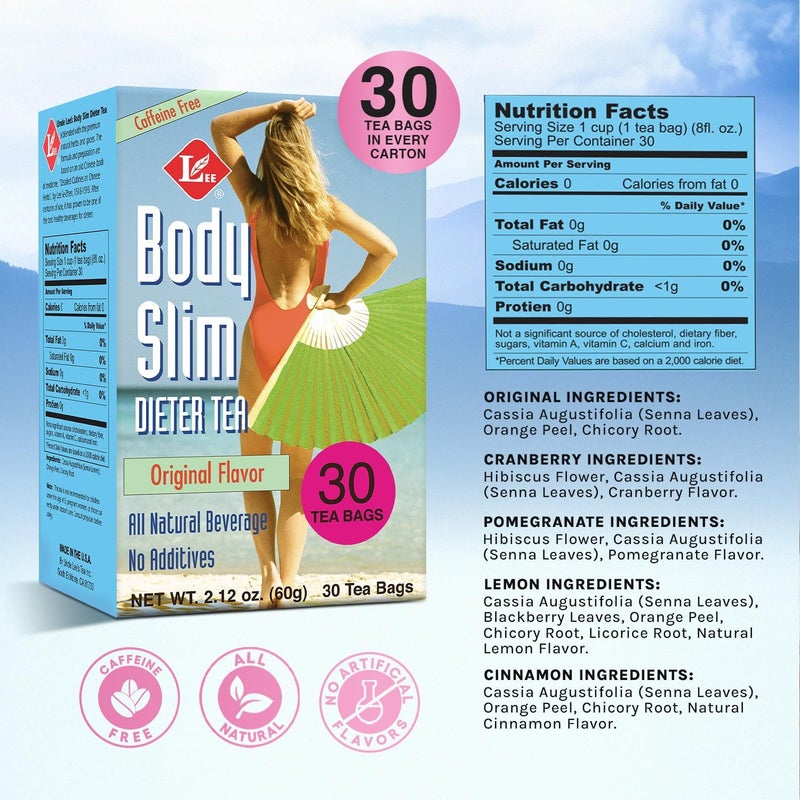 Uncle Lee's Tea Uncle Lee's Body Slim Dieter Pomegranate Tea - Image 2