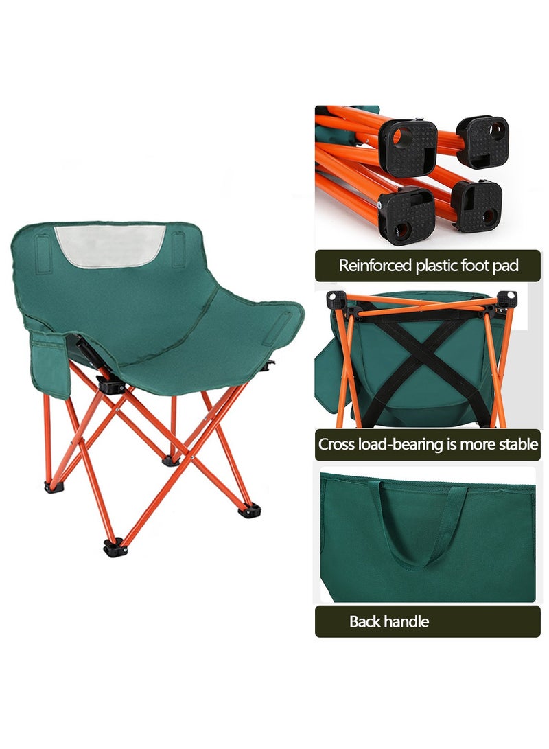 Yolu Outdoor Camping Chair Folding Chairs with Carry Bag Lightweight seat Portable Chair for Camping, Hiking,Fishing, Beach, BBQ and Picnics  - Image 4