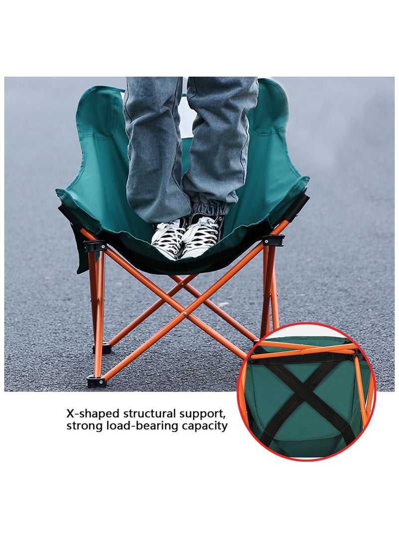 Yolu Outdoor Camping Chair Folding Chairs with Carry Bag Lightweight seat Portable Chair for Camping, Hiking,Fishing, Beach, BBQ and Picnics  - Image 5