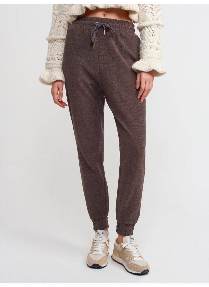 Dilvin 70655 Jogging Fit Trousers-Brown  - Image 3