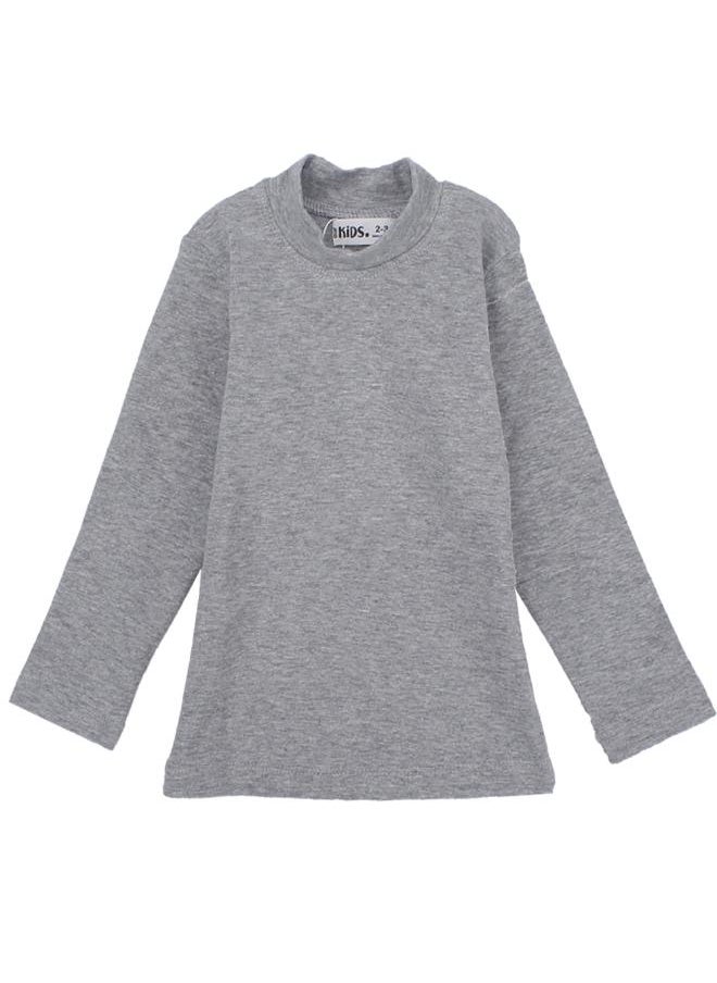 Our kids - LONG-SLEEVED HALF-COLLAR T-SHIRT - Image 1