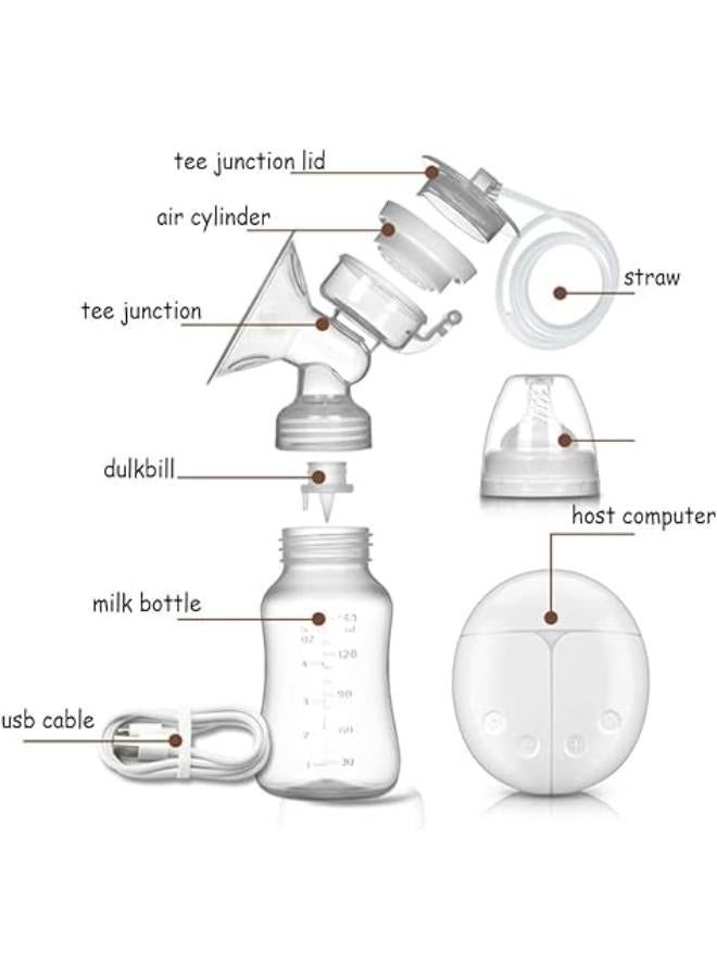 Gonice Breast Pump, Electric Breastfeeding Pump 2 Modes 9 Levels Dual Rechargeable Nursing Double Breast Milk Pump for Mom's Breastfeeding - Image 3