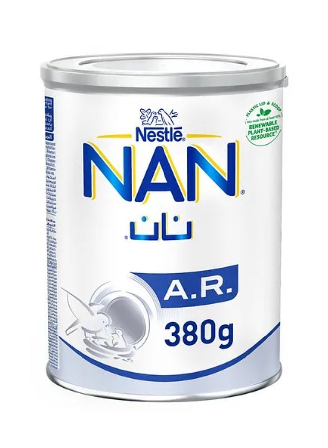 نان حليب نستله نان مضاد للارتجاع، للأطفال من عمر 0 ​​إلى 12 شهرًا، 380 غرامًا - Image 1