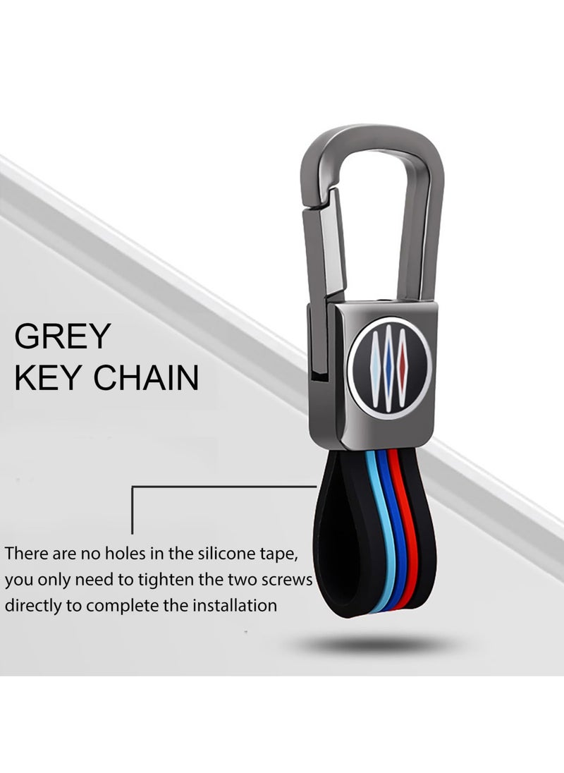 Generic Matte Cover for BMW Key Fob Case, Zinc Alloy and Silicon Key Holder Protector Compatible with BMW 1, 3, 4, 5, 6, 7 Series, X3, X4, M5, M6, GT3, GT5, Includes Key Chain  - Image 5