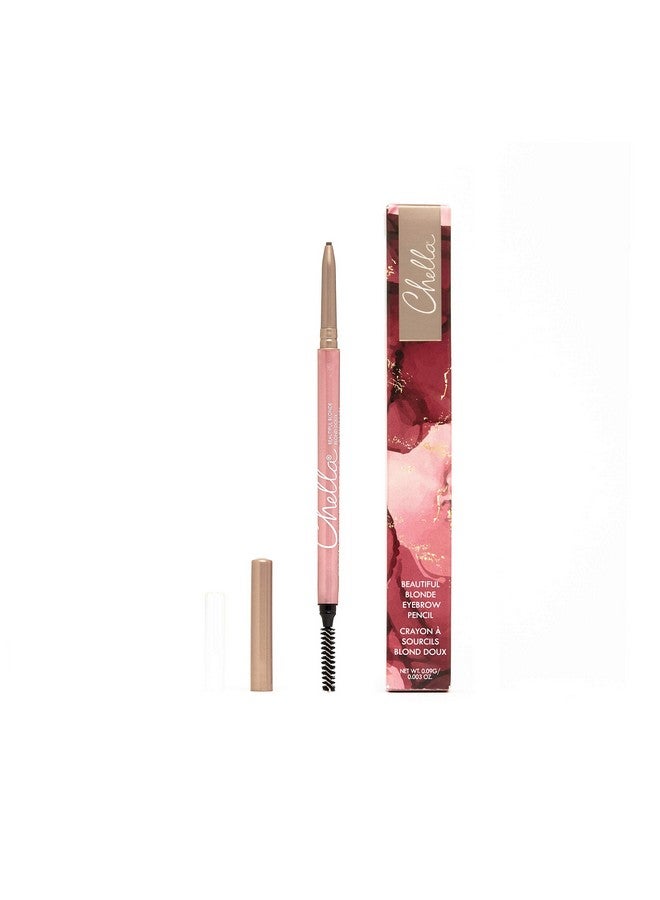 Chella Blonde Eyebrow Pencil Beautiful Blonde Vegan Gluten Free Cruelty Free Paraben Free Eye Makeup Long Wearing Smooth Consistency - Image 4