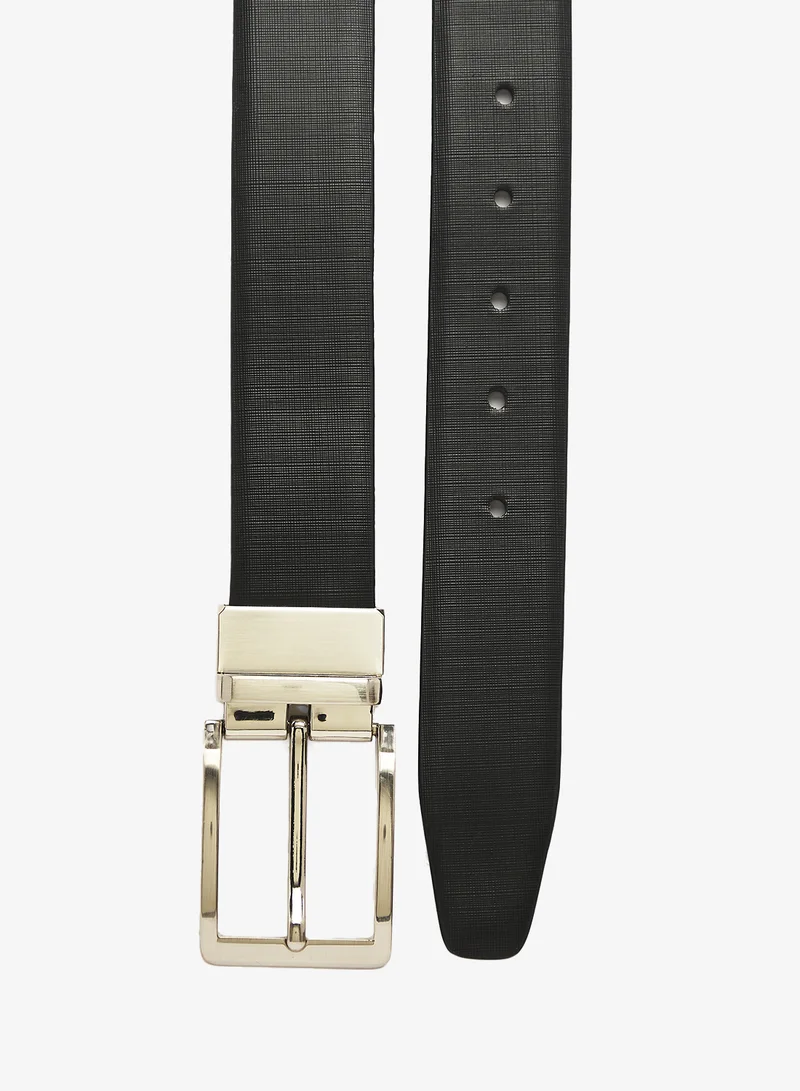Robert Wood  Genuine Leather Reversible & Resizable Formal Belt for Men | Best Price UAE
