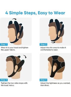 YOUGE Breathable Anti Snoring Chin Strap, Correction of Open Mouth Respiratory Resistance to Snoring Strap, Keep Mouth Closed While Sleeping for Men and Women  - Image 5