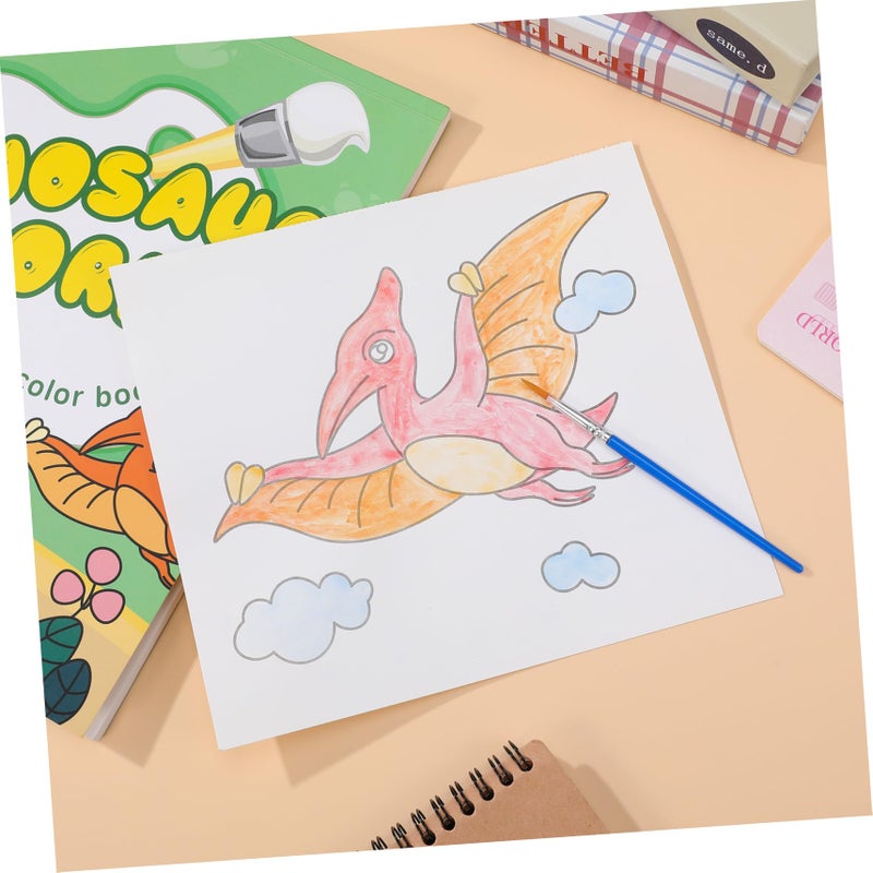 Dinosaur Watercolor Coloring Book Large Pages Bulk For Creative Activities Crafts Party Favors - Image 5