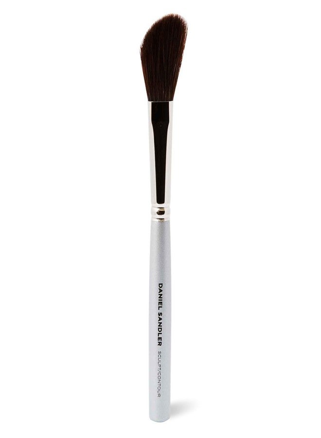 Daniel Sandler SCULPT AND CONTOUR BRUSH Brush – Cruelty-Free Angled Makeup Brush for Blush, Bronzer and Highlight – Compact Size with Soft Synthetic Bristles for Easy Sculpting and Blending - Image 1