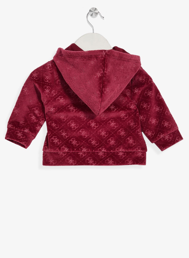 GUESS Kids Hooded Top Bodysuit and Pant Sets - Image 3
