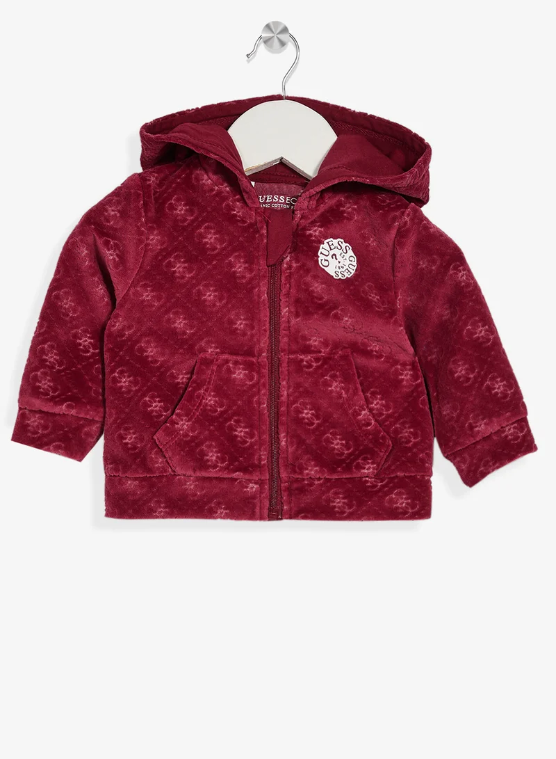 GUESS Kids Hooded Top Bodysuit and Pant Sets
