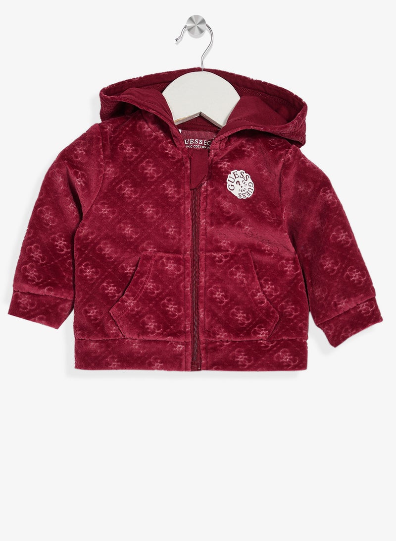GUESS Kids Hooded Top Bodysuit and Pant Sets - Image 2