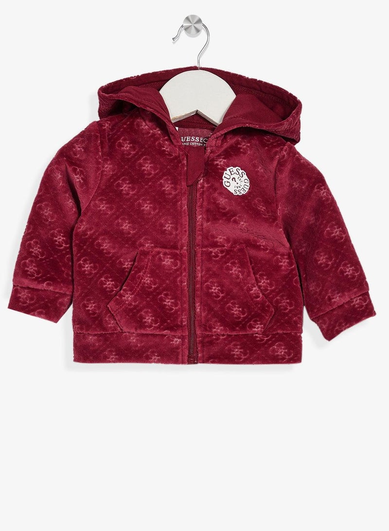 GUESS Kids Hooded Top Bodysuit and Pant Sets - Image 3