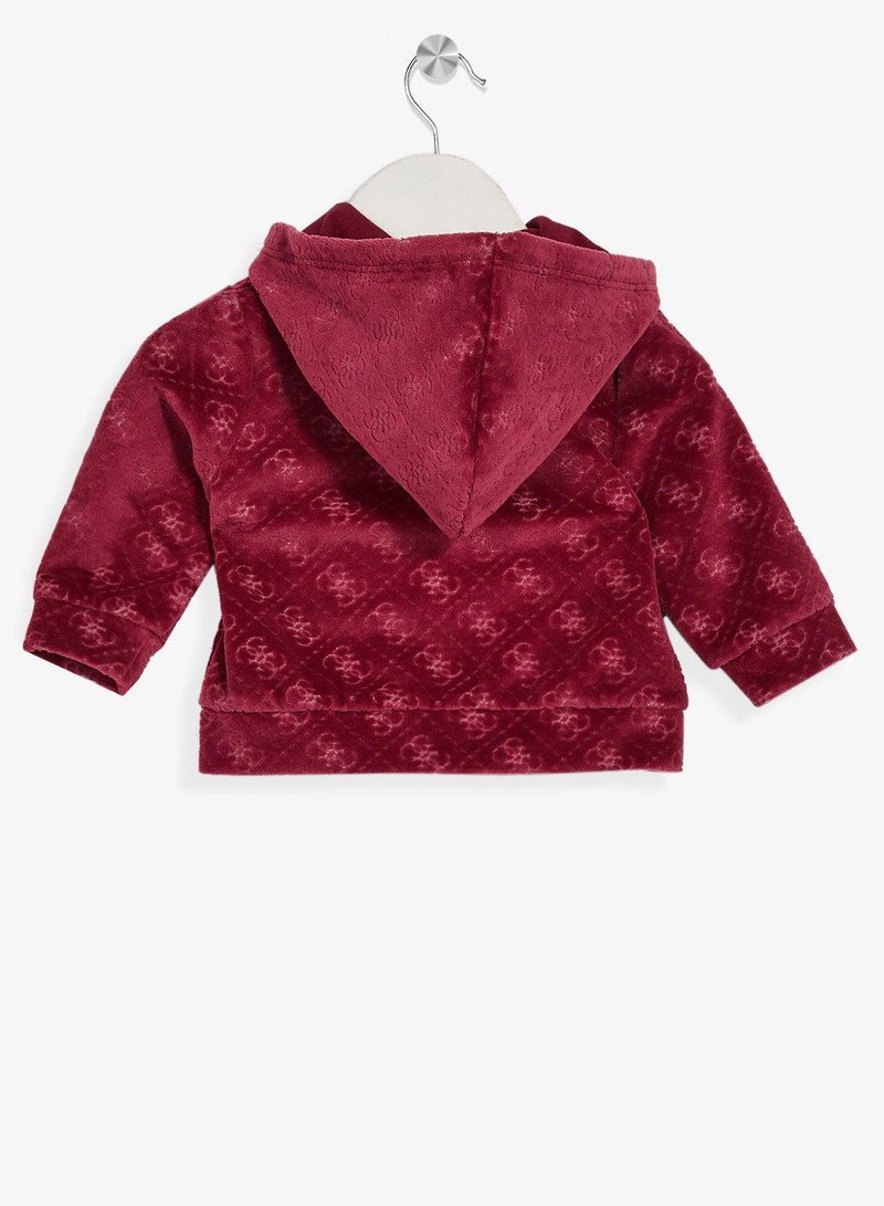 GUESS Kids Hooded Top Bodysuit and Pant Sets - Image 4