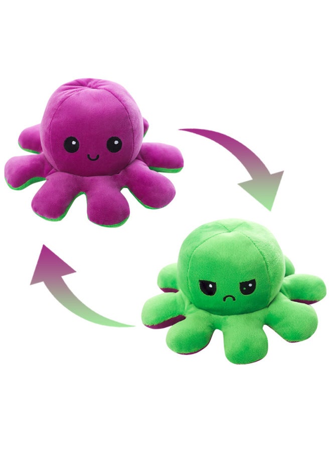 Flip Octopus Doll Flip Octopus Plush Toy Double Flip Doll Reversible Octopus