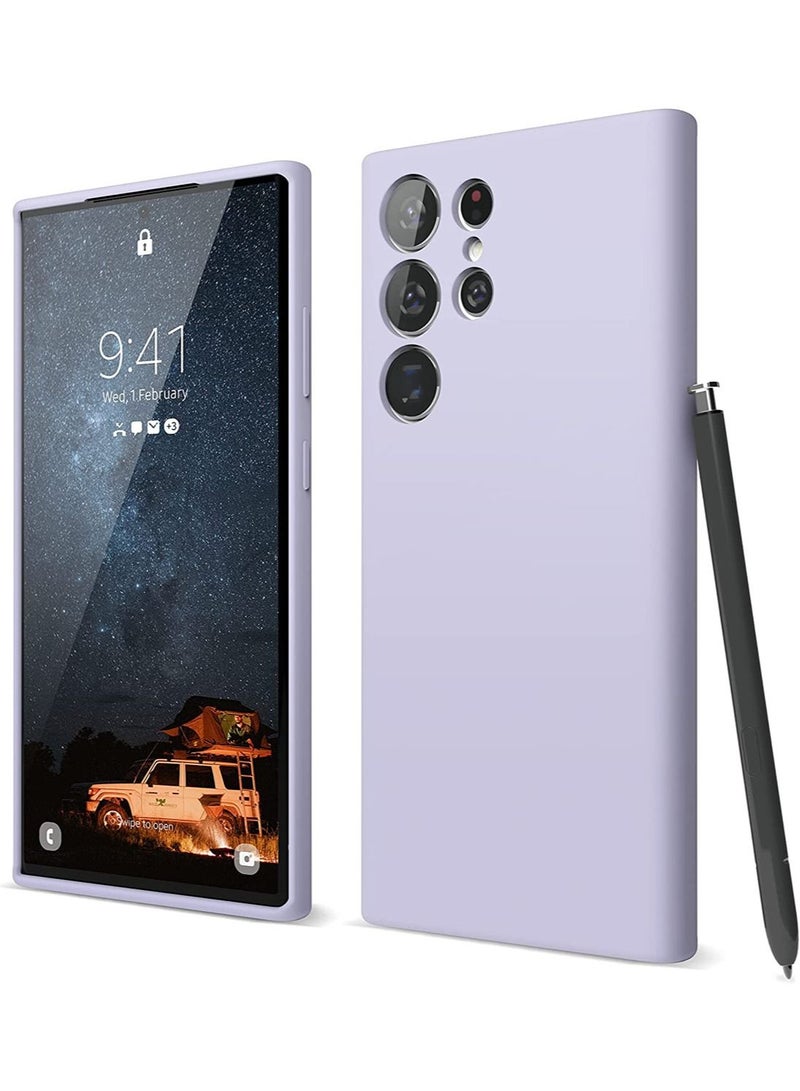 Elago Silicone for Samsung Galaxy S23 Ultra Case Cover - Lavender - Image 1