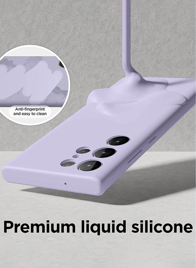 Elago Silicone for Samsung Galaxy S23 Ultra Case Cover - Lavender - Image 3