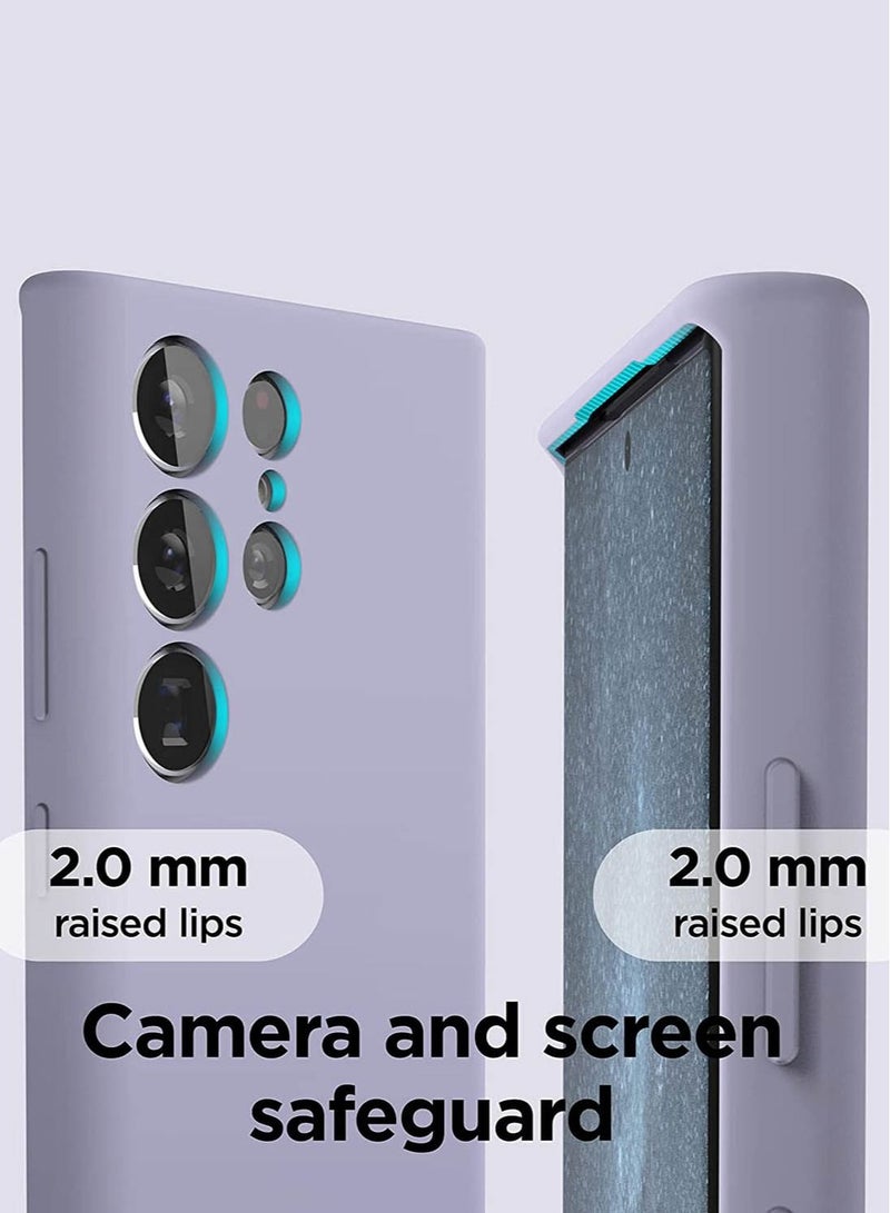 Elago Silicone for Samsung Galaxy S23 Ultra Case Cover - Lavender - Image 5
