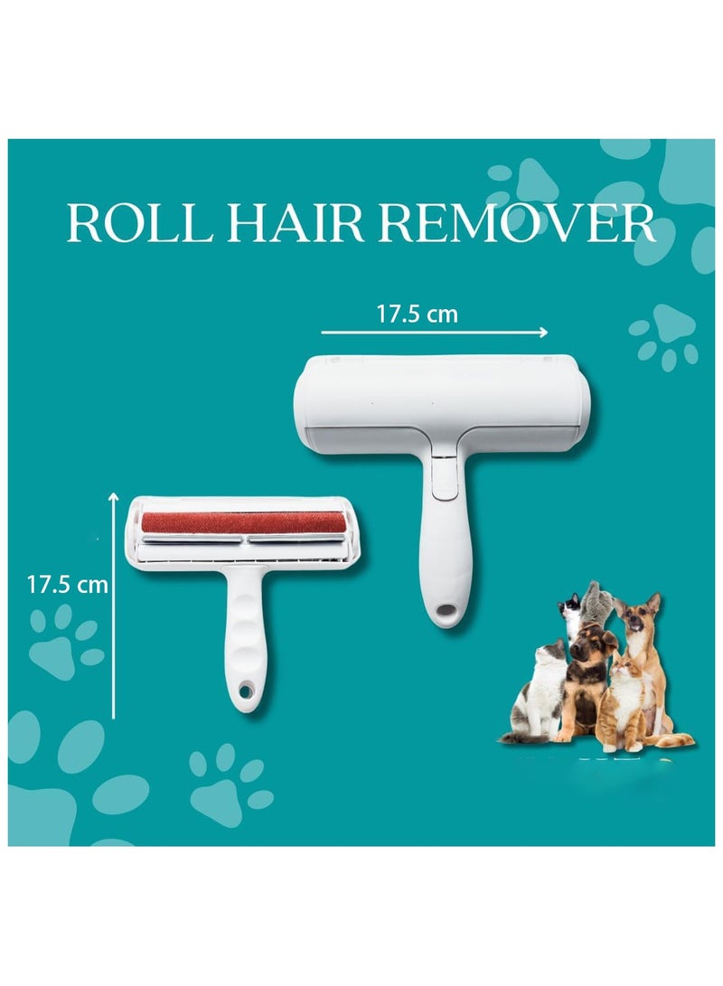 Pet Hair Remover - Lint Roller for Pet Hair - Cat and Dog Hair Remover for Couch, Furniture, Carpet, Car Seat, Reusable Roller with Self-Cleaning Base - Upgraded Animal Fur Removal Tool - Image 3