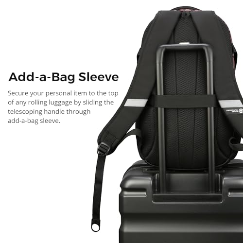Swissdigital Laptop Backpack with USB Charging Port, Travel Backpack Fits 15.6 inches Computer, 31L Backpack for Men and Women, Brown Leopard | SD803-103 - Image 5