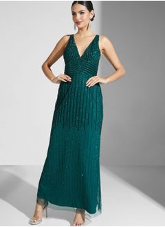 Namshi x Shouq Embellished Dress  - Image 5
