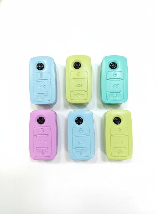 BALTHAZAR,Car Key Shape Eraser,Realistic Remote Fob Design - Fun Stationery for Kids & Students - Durable, Smudge-Free School Supplies & Party Favors (Pack of 3) - Image 1