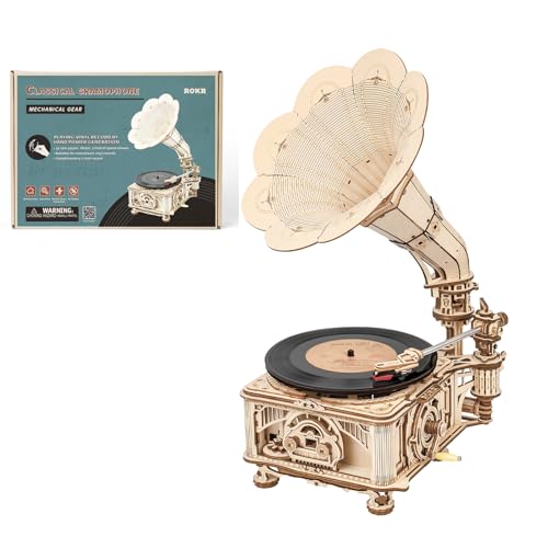 ROKR 3D Wooden Puzzles for AdultsModel Building Kit for Adults to Build424Pcs DIY Wood Craft KitRoom Decor for Men and Women - Image 1