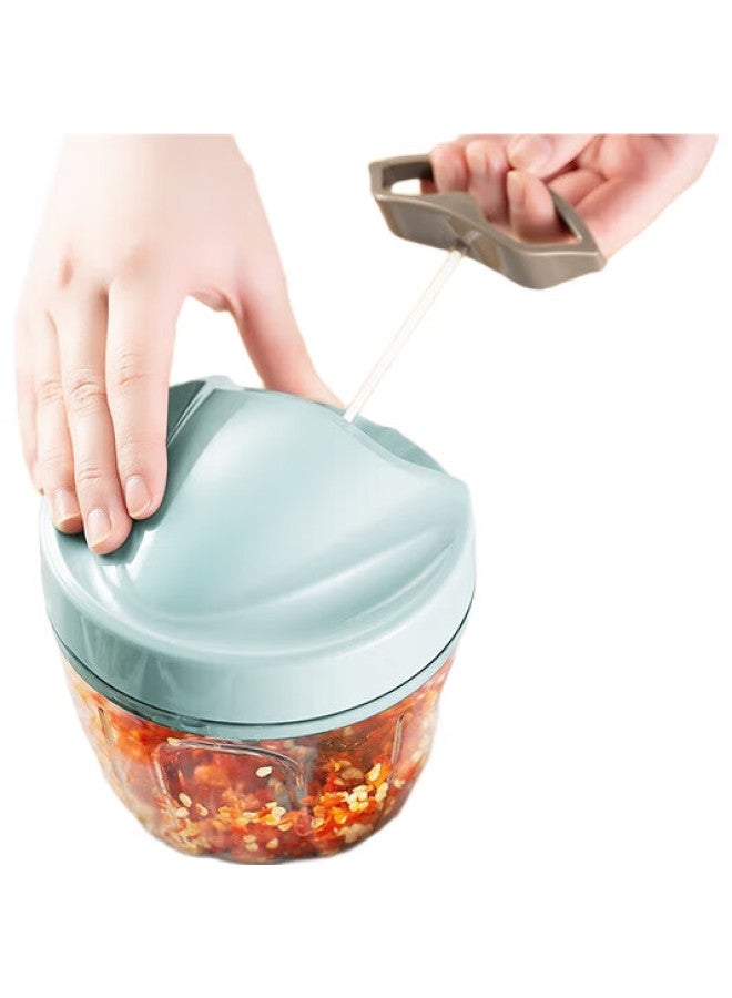 Supor Manual Garlic Press Food Processor Chopper For Mashing Garlic And Vegetables, Kitchen Appliance, 400Ml, Kg40Ab10 - Image 2
