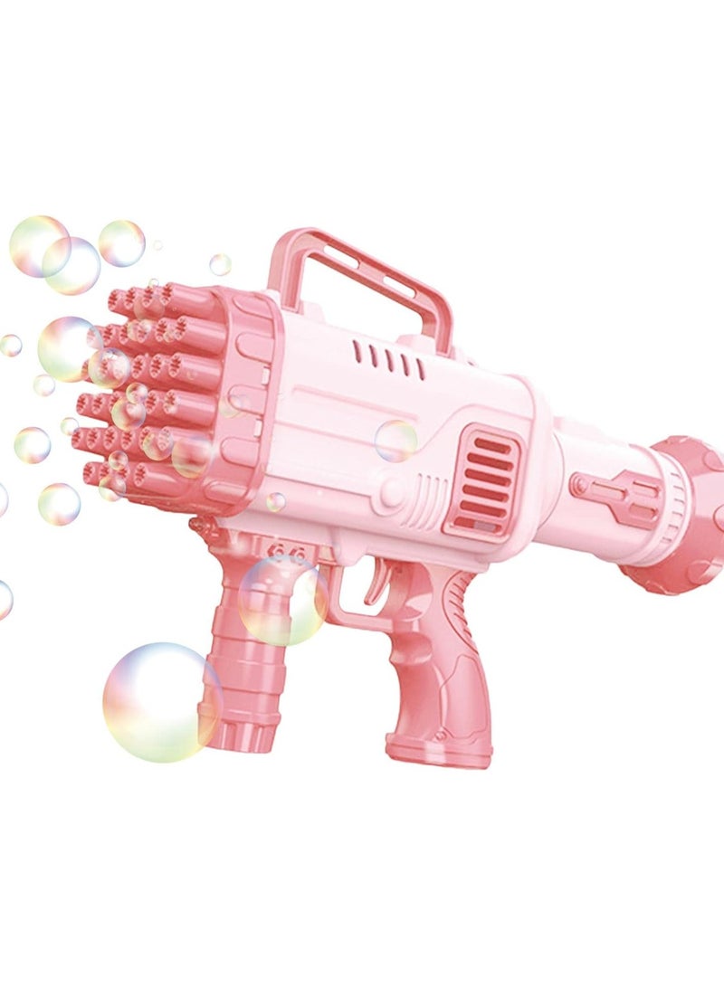 Generic Electric Bubble Gun for Kids – Pink Bubble Blaster Toy – Fun Outdoor Bubble Machine - Image 4