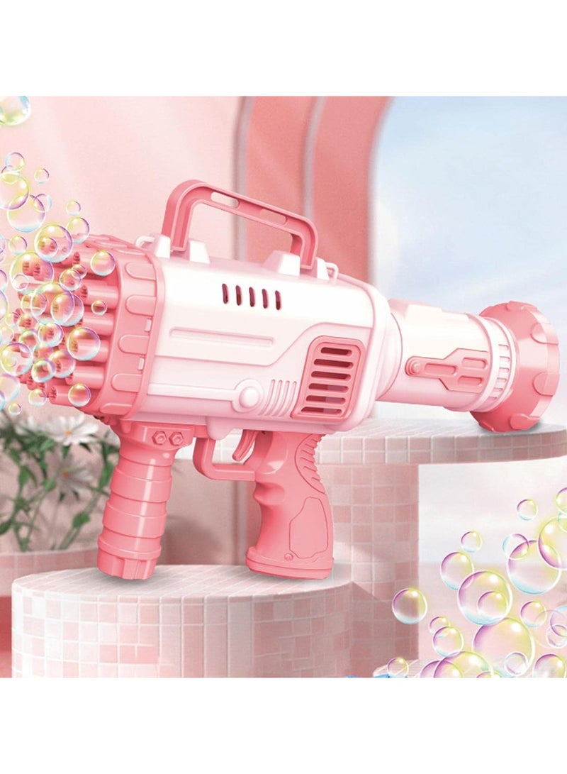 Generic Electric Bubble Gun for Kids – Pink Bubble Blaster Toy – Fun Outdoor Bubble Machine - Image 5