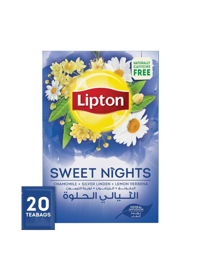 Lipton Herbal Infusion Sweet Nights Tea - Image 1