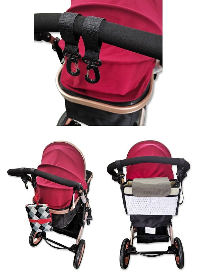 4 Pack Baby Stroller Hooks Mickey and Minnie - Image 3