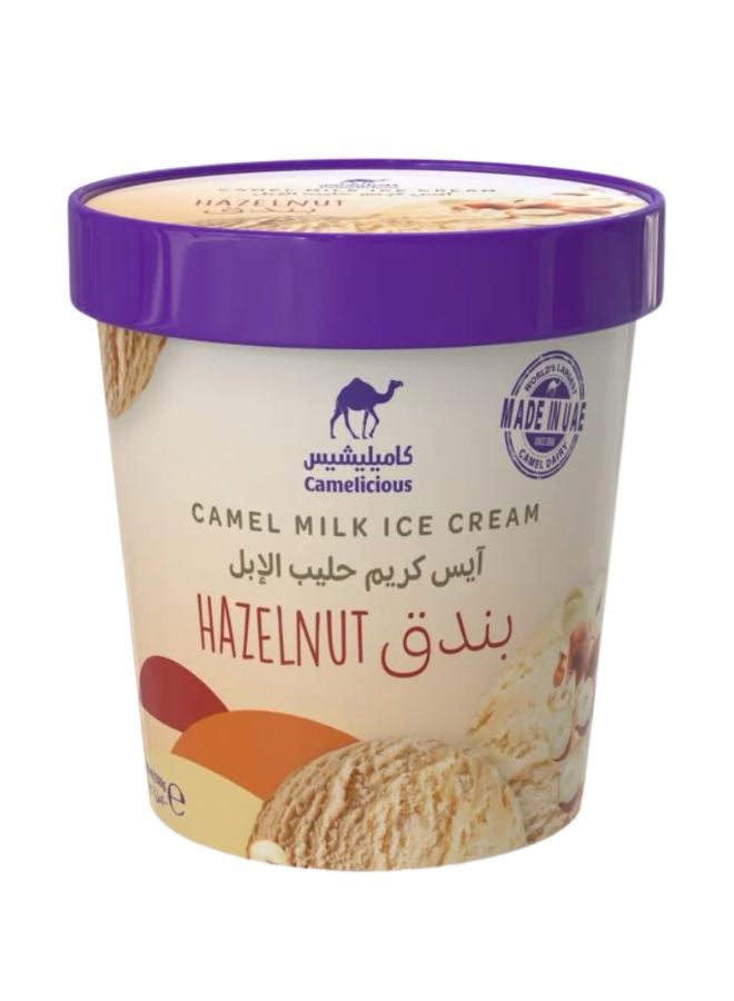 Hazelnut Camel Milk Ice Cream Tub