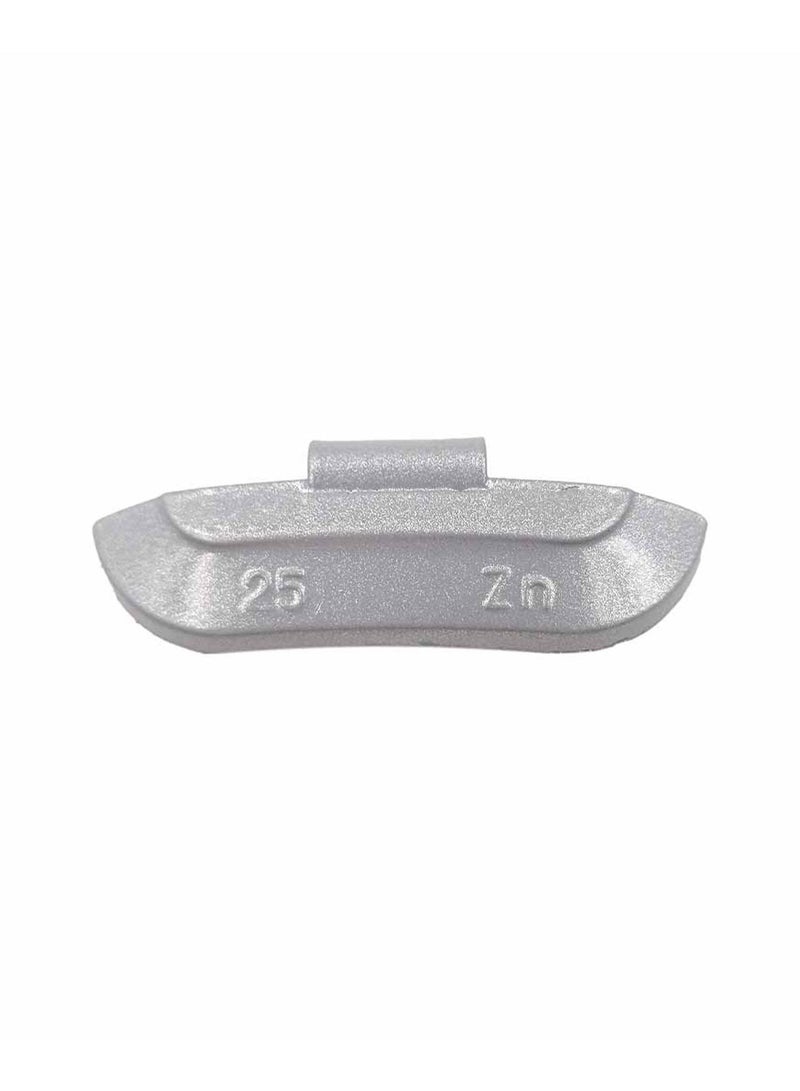 RHINOMOTIVE Automotive Zinc Clip-on Wheel Weight 25g 100 Pcs  - Image 1